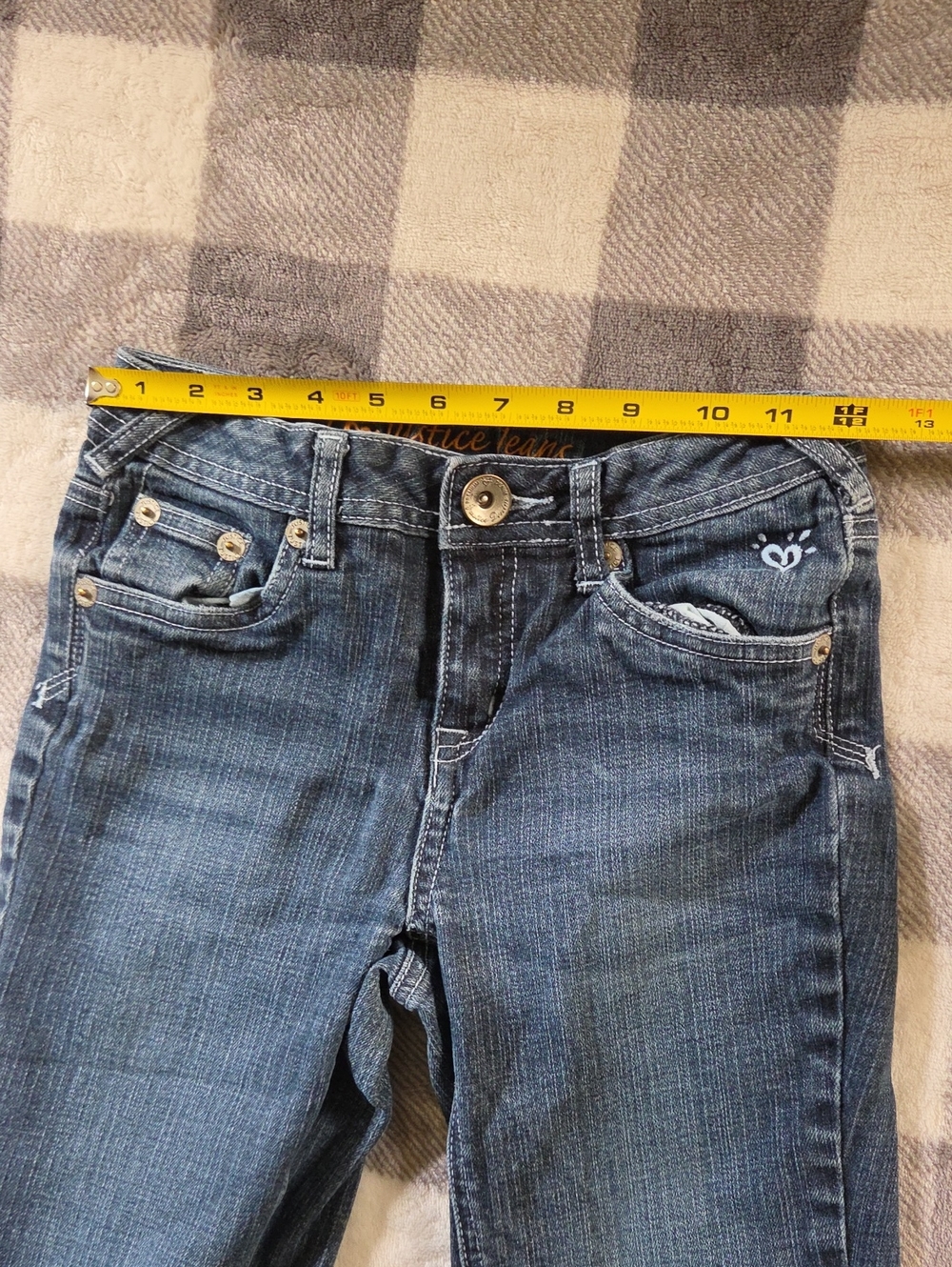 Justice Girls Bootcut Stretch Denim Jeans 👖✨ - Picture 7 of 8